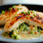 Broccoli and Cheese Stuffed Chicken Breast