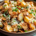 Crispy Smashed Potato Salad