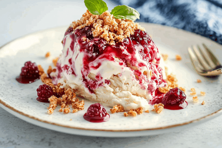 Crunchy Munchy Ice Cream Dessert