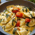 Easy Weeknight Creamy Tuscan Ravioli