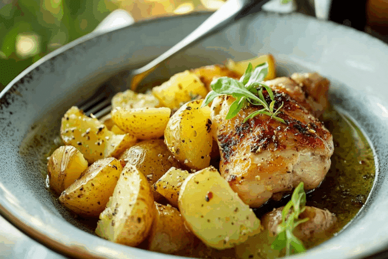 Lemon Greek Chicken and Potatoes