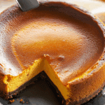 Pumpkin Basque Cheesecake