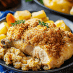 Stuffing-Coated Chicken