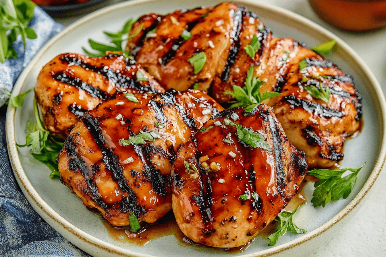 Sweet Chili Glazed Grilled Chicken