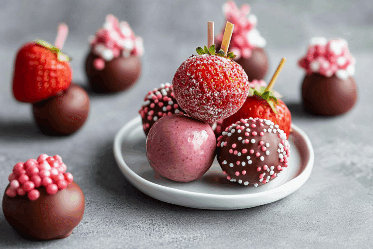 4-Ingredient Strawberry Truffles