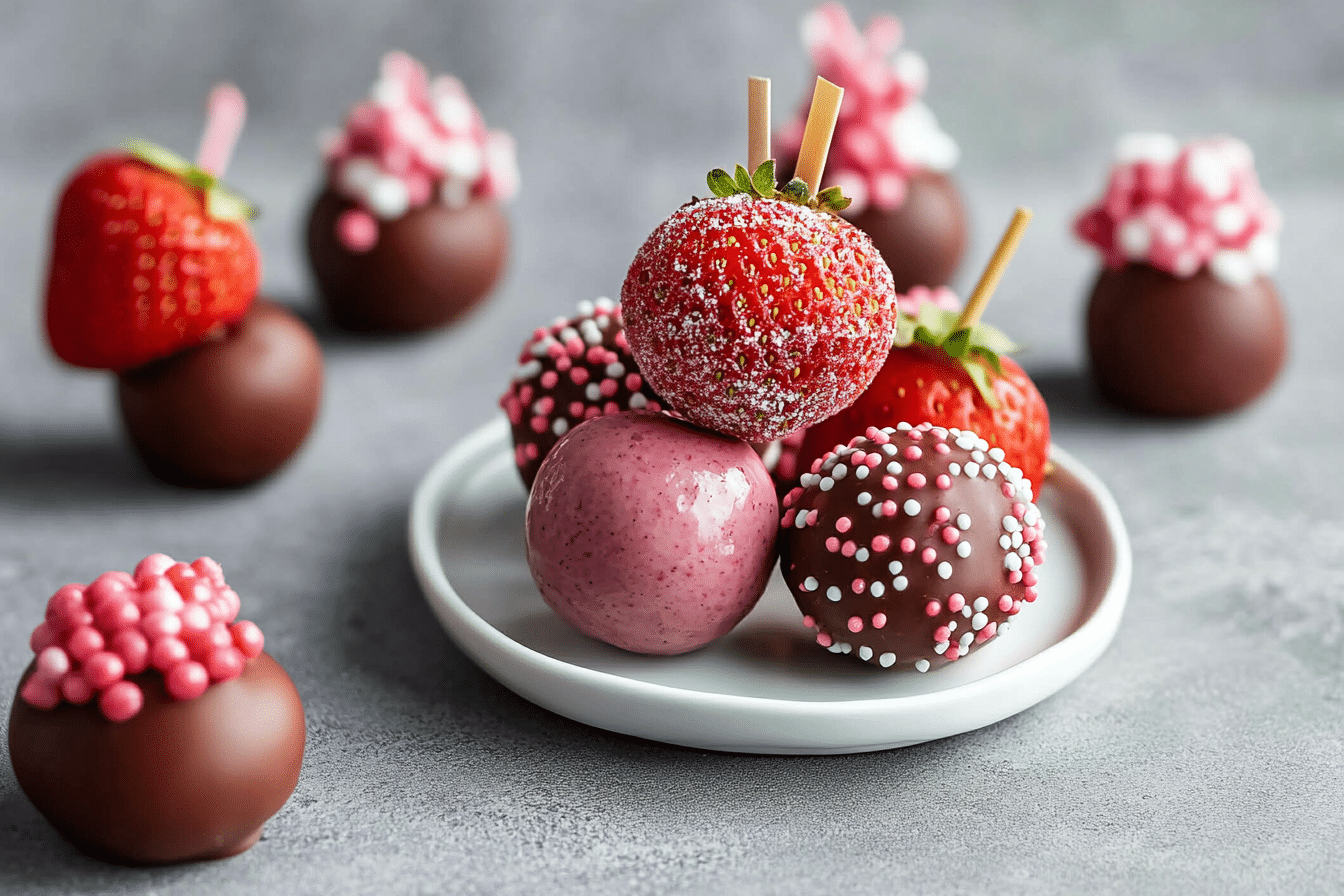 4-Ingredient Strawberry Truffles