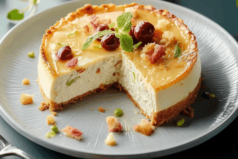 Baby Swiss Appetizer Cheesecake