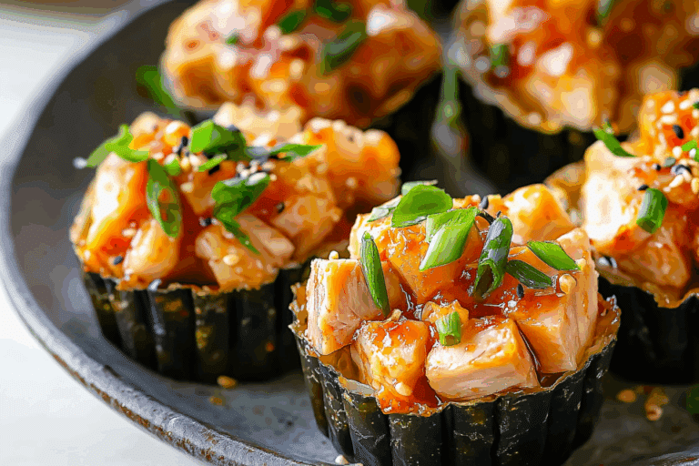 Baked Spicy Tuna Cups