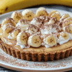 Banoffee Pie with Salted Shortbread Crust