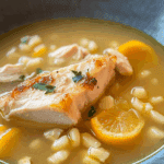 Caramelized Lemon Chicken Soup