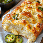Cheddar Jalapeño Pull Apart Bread