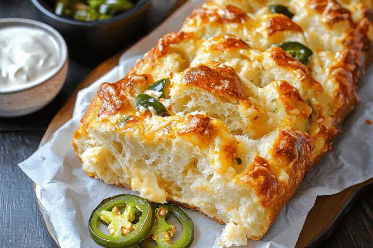 Cheddar Jalapeño Pull Apart Bread