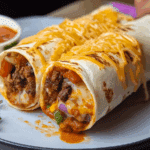 Cheesy beef taco roll ups
