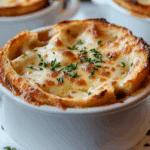 Cheesy Garlic Bread Lasagna Soup
