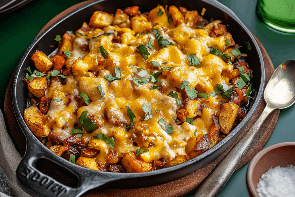 Cheesy Mexican Home Fries