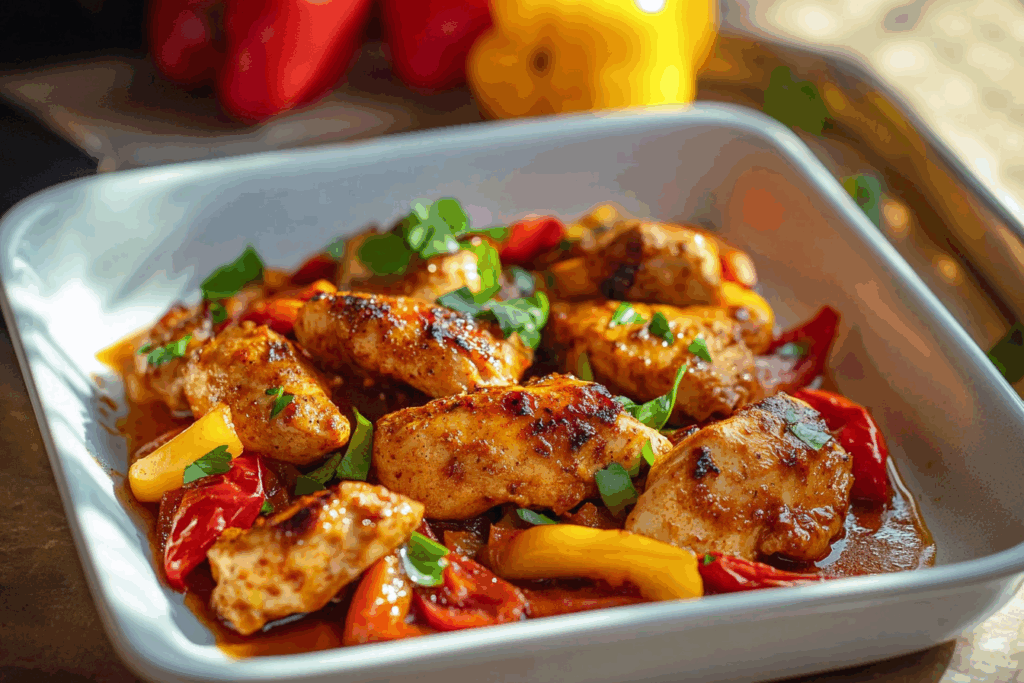 Chicken and Peppers Recipe