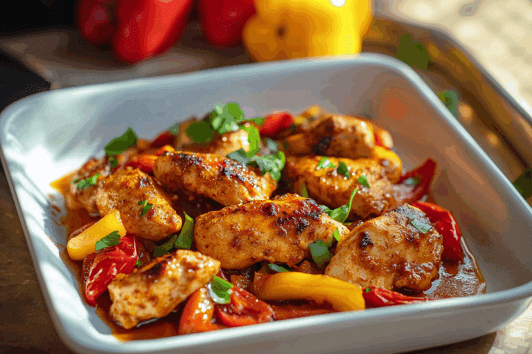 Chicken and Peppers Recipe