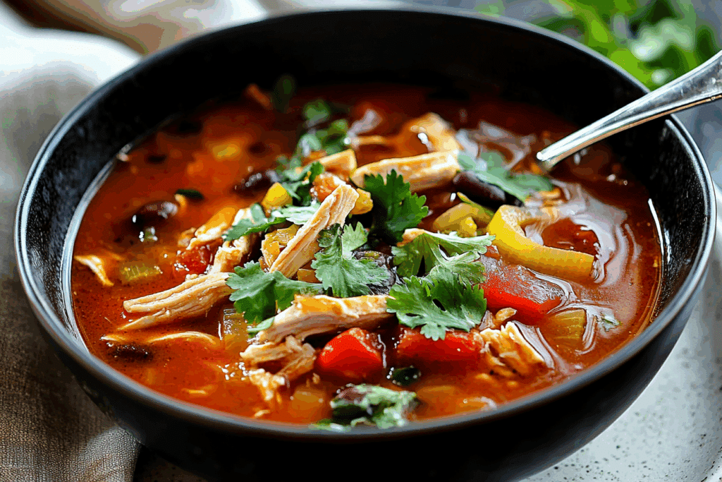 Chicken Fajita Soup
