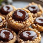 Chocolate Hazelnut Thumbprint Cookies