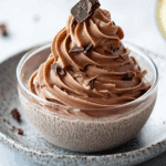Chocolate Stabilized Whipped Cream