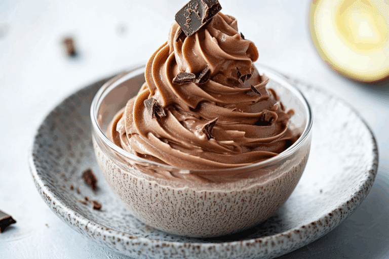 Chocolate Stabilized Whipped Cream