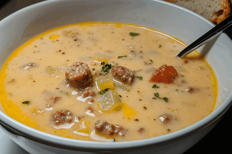 Creamy Italian Sausage Soup