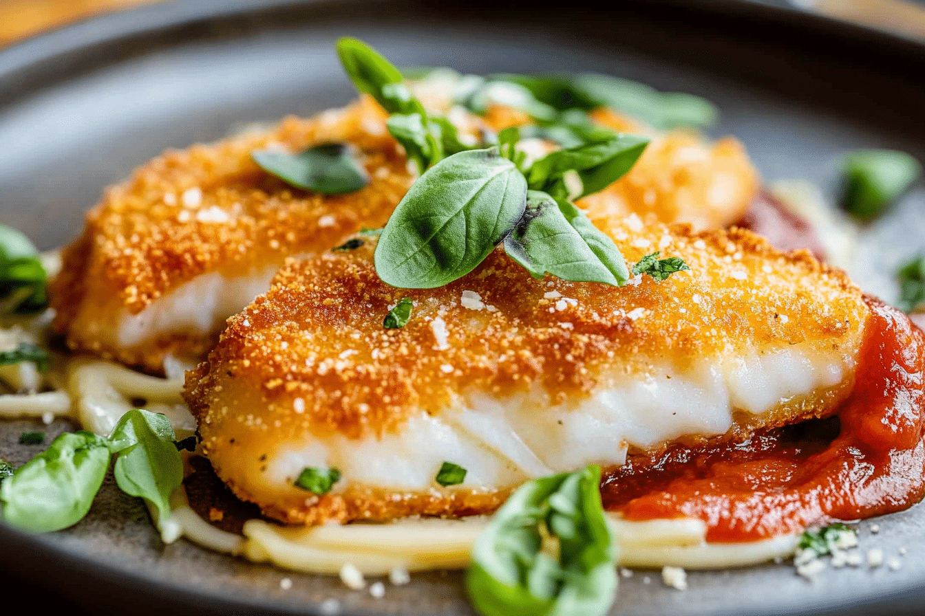Crispy Fish Parmesan