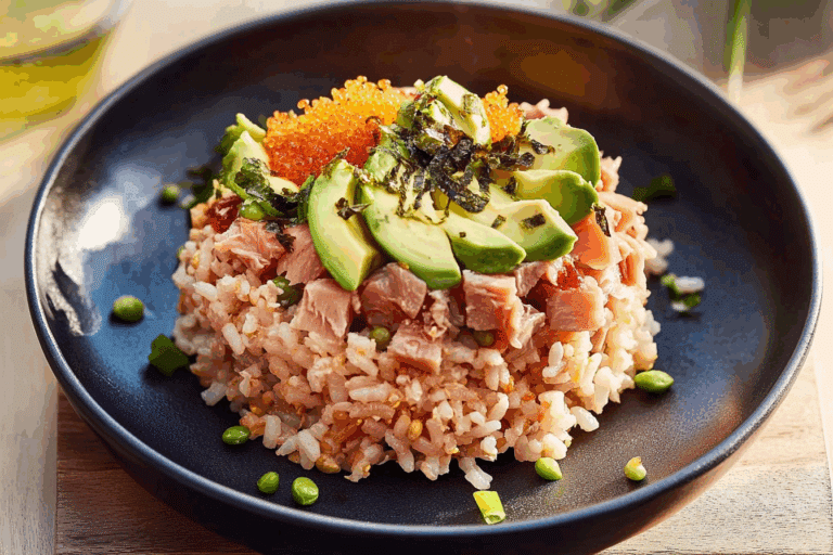 Crunchy Rice Spicy Tuna Bowls