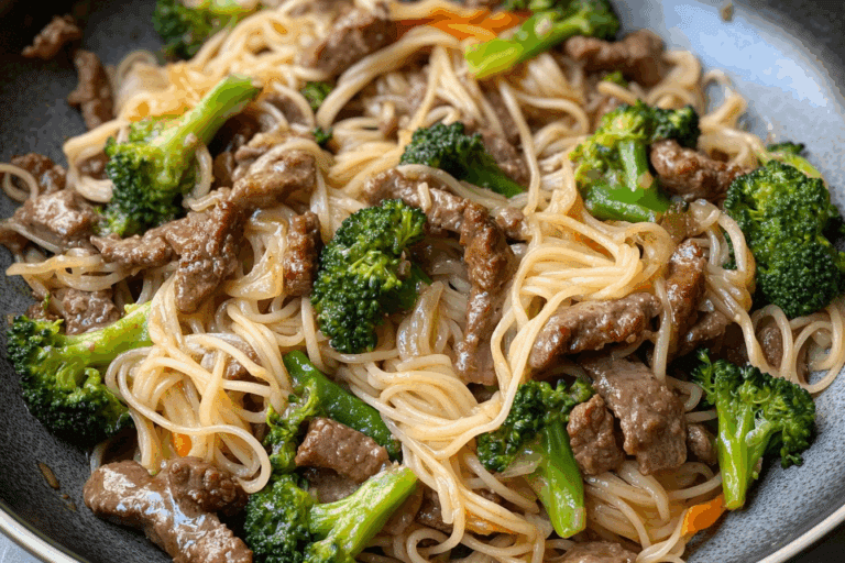 Easy Beef & Broccoli Noodles