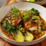 Easy Miso-Ginger Chicken with Spicy Broth (30-Minute Dinner)