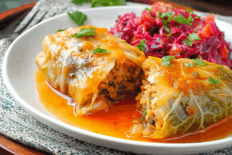 Golubtsi Recipe (Easy Russian Stuffed Cabbage)