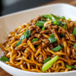 High Protein Mongolian Noodles Recipe