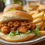HOT CHILI CHICKEN BURGERS