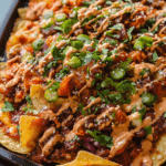 Korean Beef & Kimchi Nachos