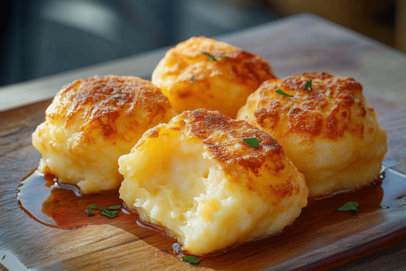 Leftover Mashed Potato Cheese Puffs