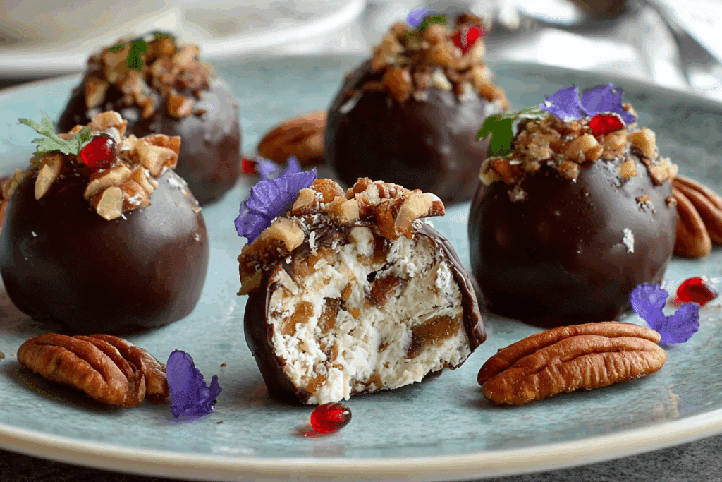 Maple Pecan Truffles