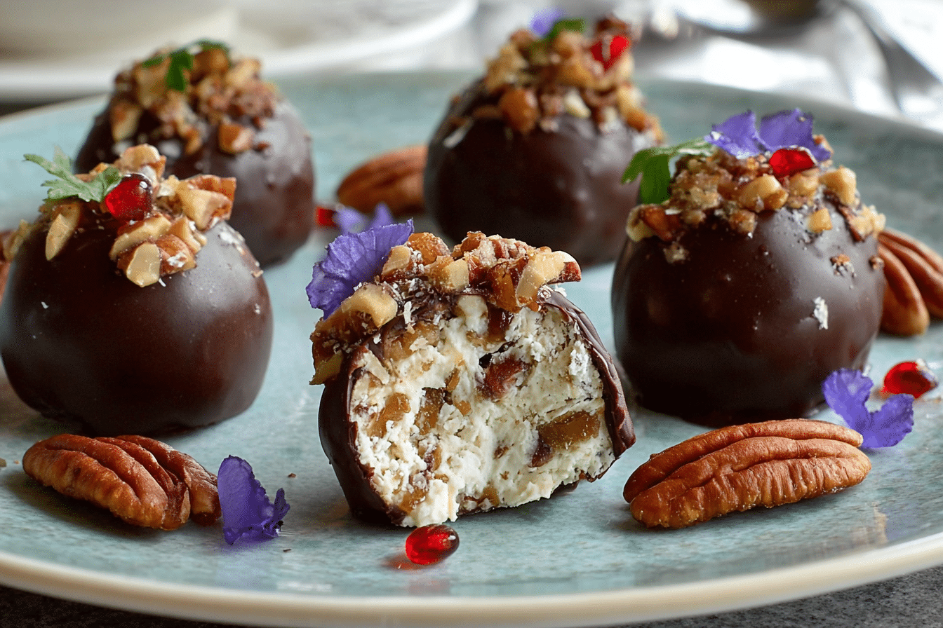 Maple Pecan Truffles