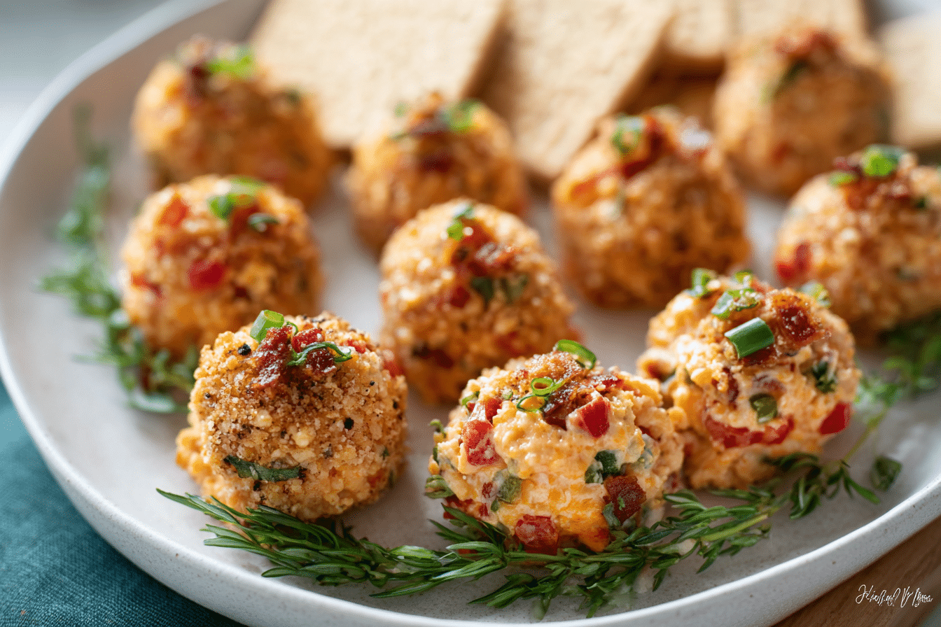 Mini Pimento Cheese Balls