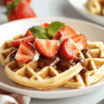 Nutella Filled Waffles