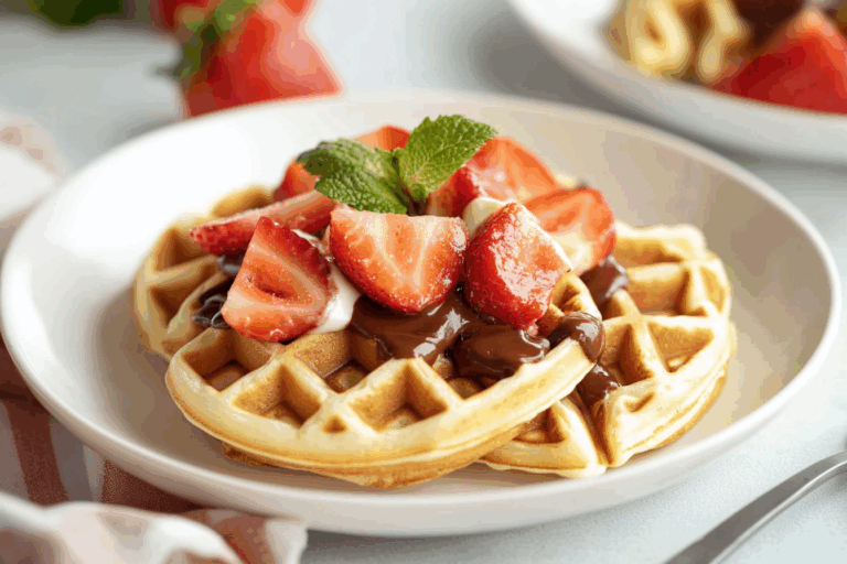 Nutella Filled Waffles