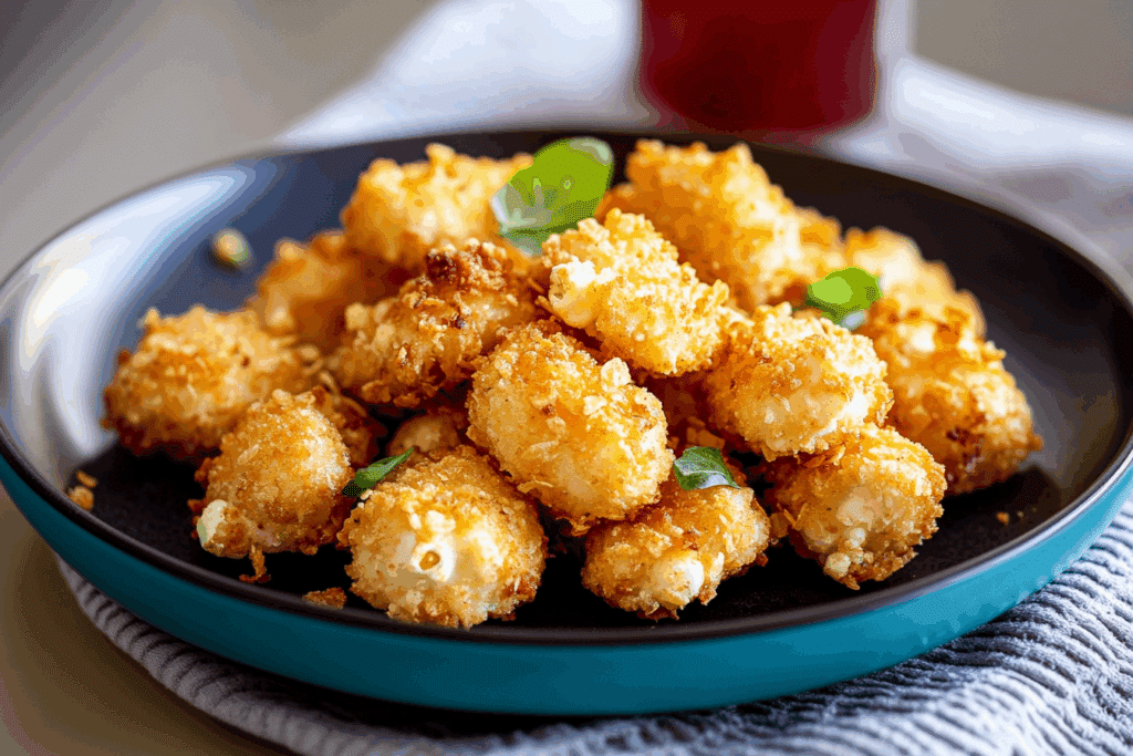 Potato Chip Crusted Popcorn Chicken Nuggets