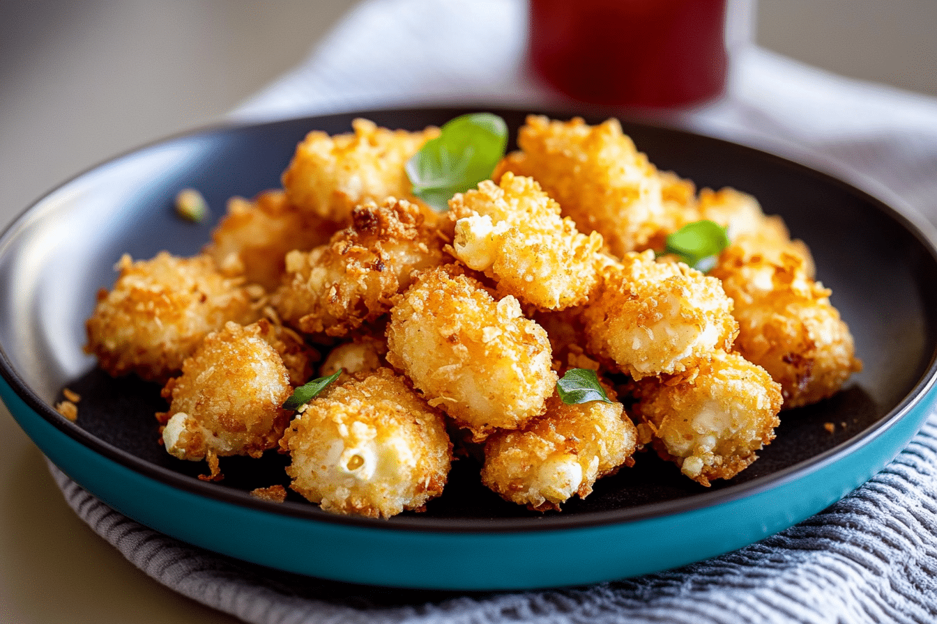 Potato Chip Crusted Popcorn Chicken Nuggets