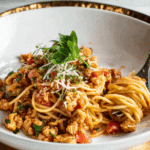 Quicker Chicken Spaghetti Bolognese