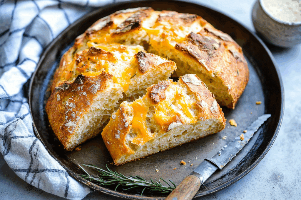 Rosemary Cheddar Irish Soda Bread