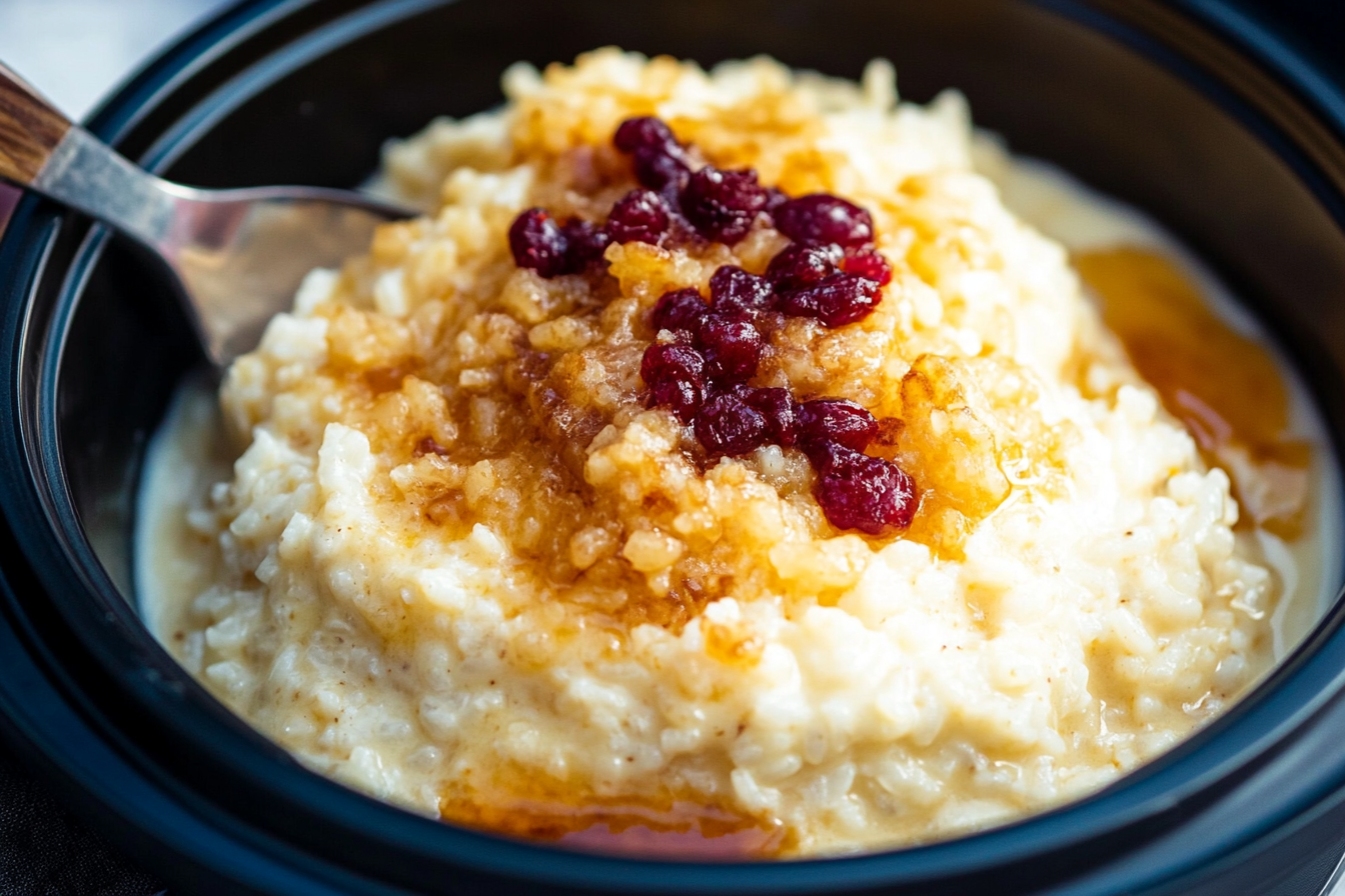 Slow Cooker Rice Pudding