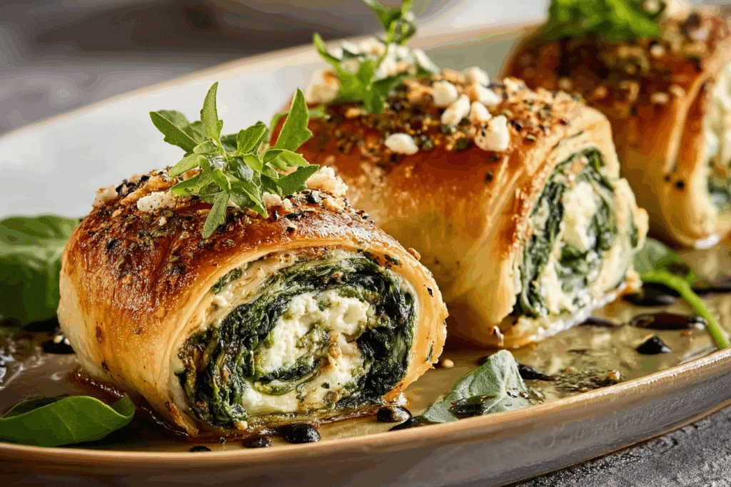 Spinach and Ricotta Rolls