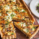 Sweet Potato, Feta and Caramelised Onion Tart