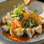 Viral Dumpling Salad