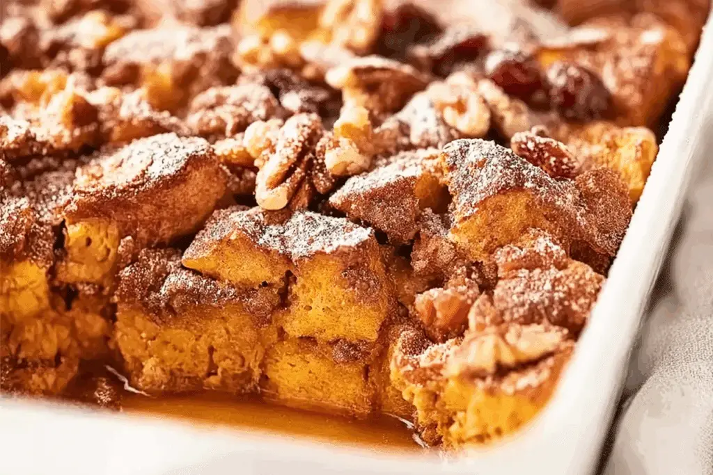 Pumpkin French Toast Casserole