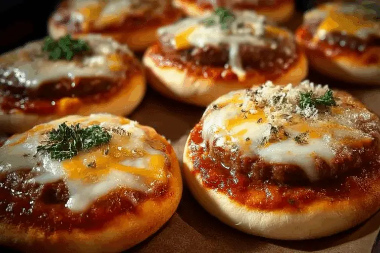 Old School Pizza Burgers